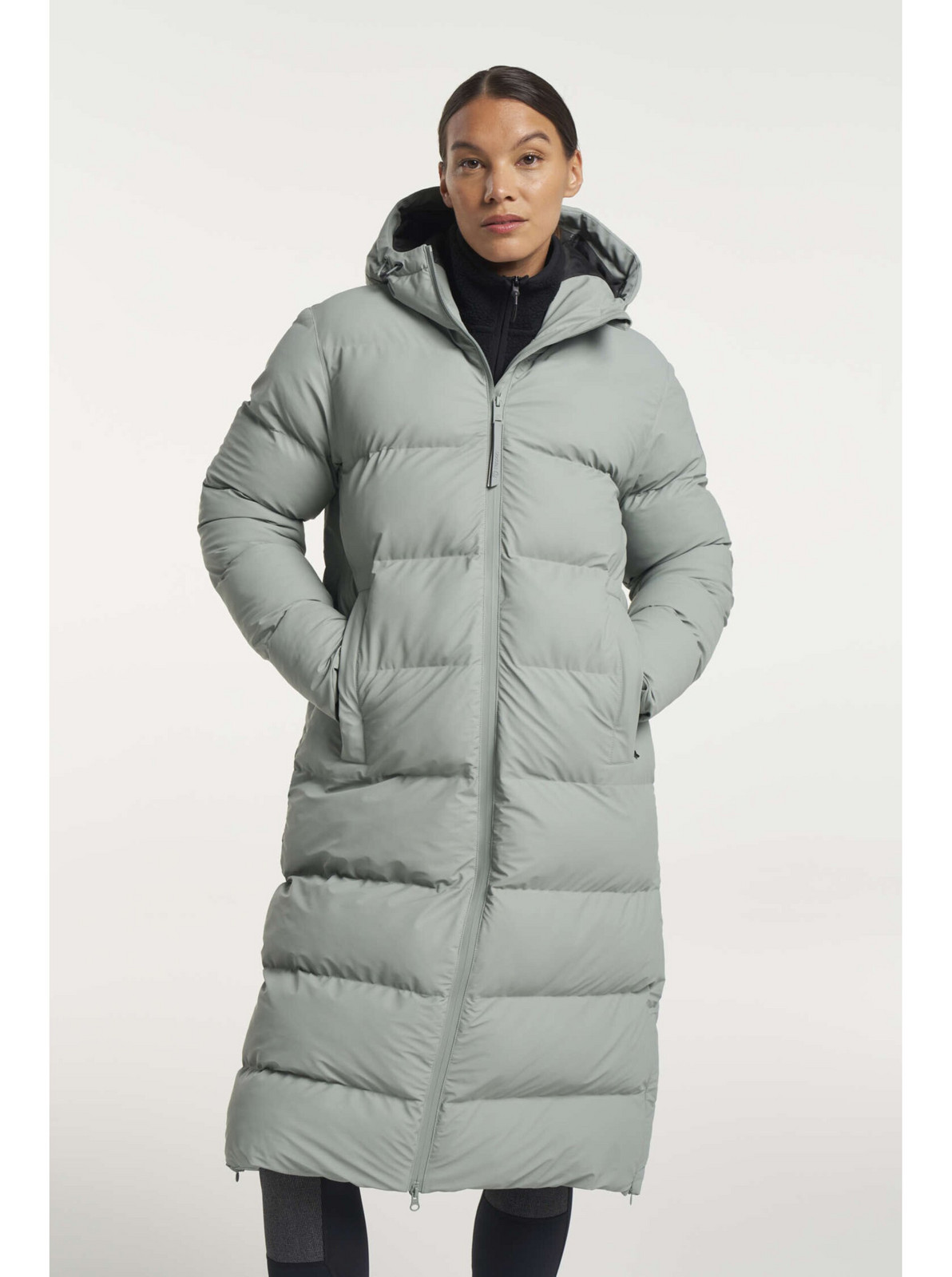 Dámsky Zimný Lifestylový Kabát Tenson Chimi Coat W Zelený