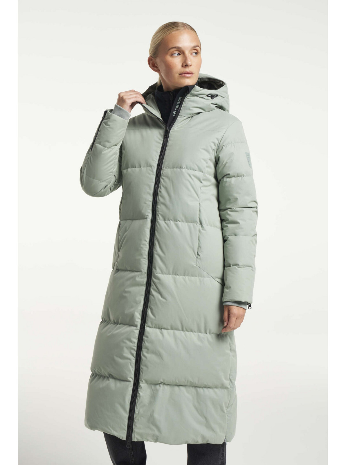 Dámsky Zimný Lifestylový Kabát Tenson Shanna 2.0 Down Coat W Svetlo Zelený