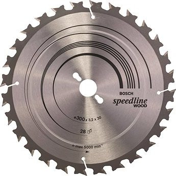 Bosch Pílový kotúč Speedline Wood 300 × 30 × 3,2 mm, 28 2.608.640.681
