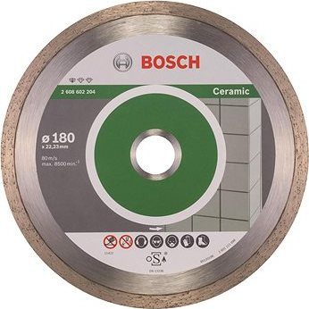BOSCH Diamantový deliaci kotúč Standard for Ceramic 180 × 22,23 × 1,6 × 7 mm 2.608.602.204