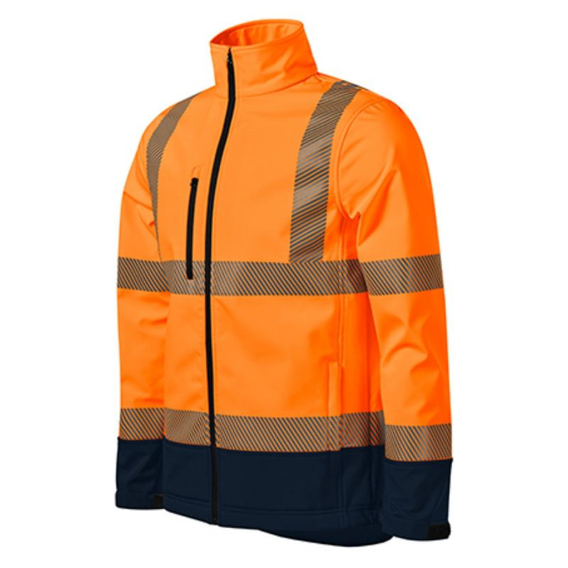 Pánska bunda Rimeck HV Drop M MLI-5V398 fluorescenčná oranžová 4XL