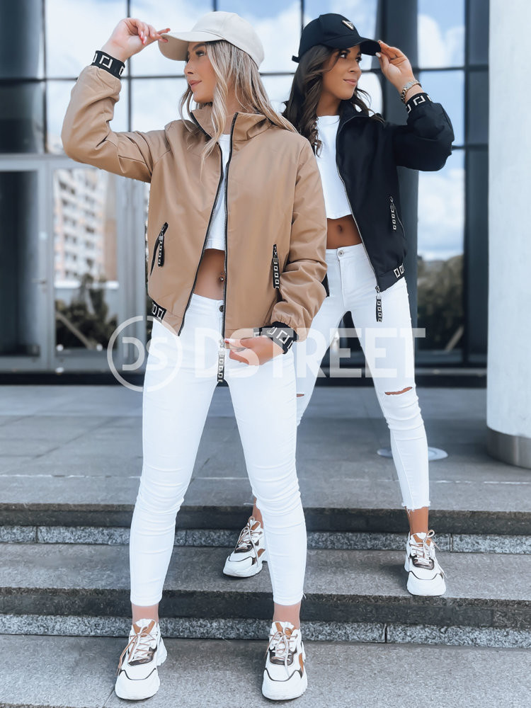 Dámská béžová bomber bunda HERA Dstreet TY3764 S