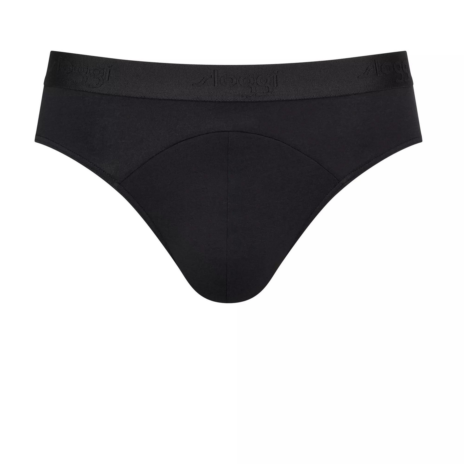 Pánske nohavičky EVER Soft Brief 2P - BLACK - čierna 0004 - SLOGGI BLACK S