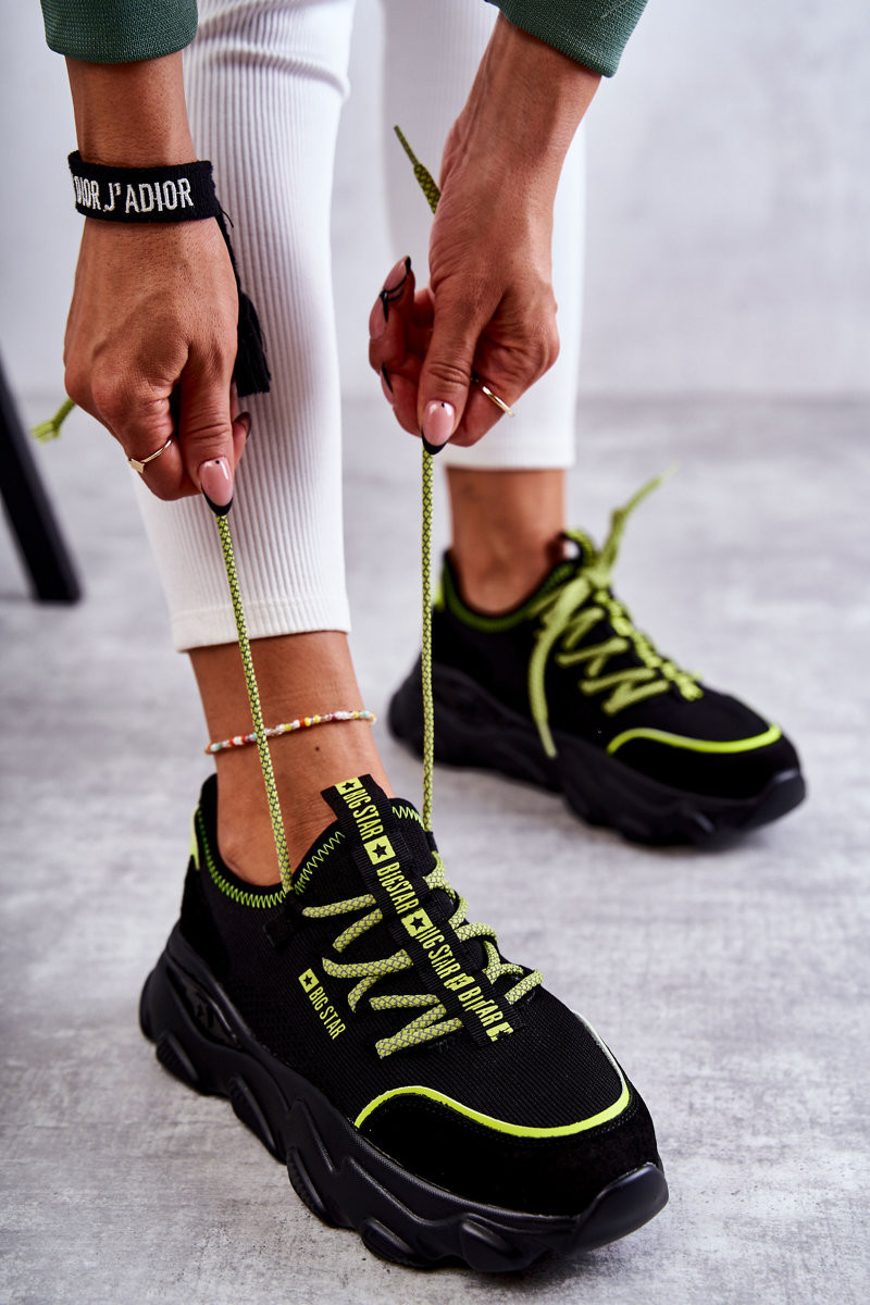 Dámské tenisky Memory Foam System Big Star KK274028 Černá 37