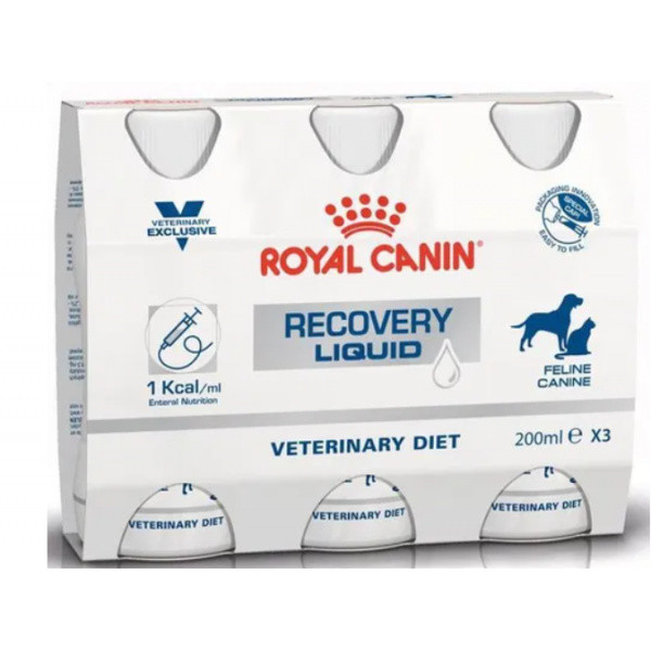 Royal Canin Veterinary Recovery Liquid - 3 x 200 ml