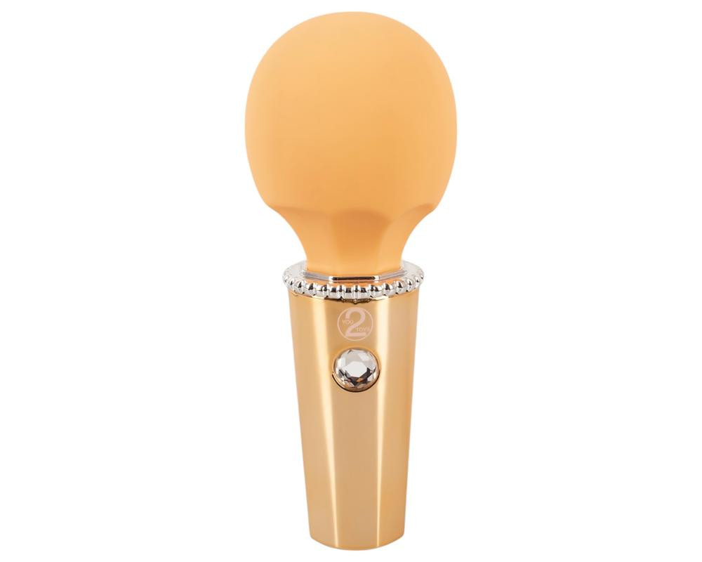 You2Toys Mini Wand - nabíjateľný masážny vibrátor (žltý)