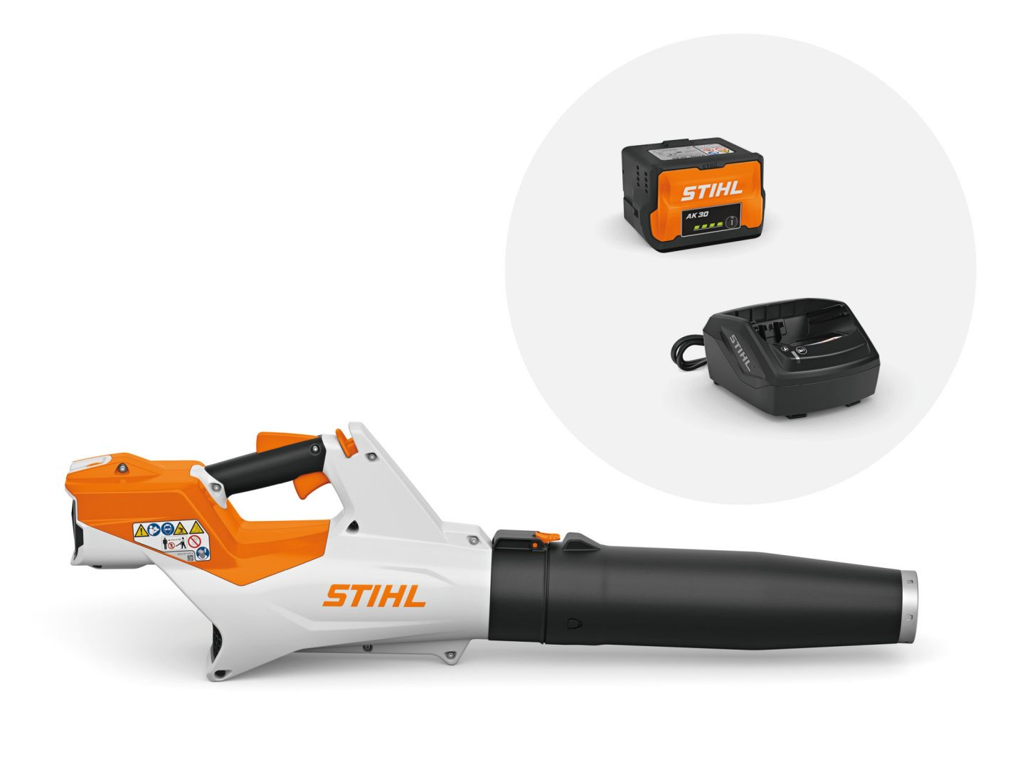 STIHL BGA 60, bez akumulátora Variant: 2x akumulátor AK 10 a nabíjačka AL 101