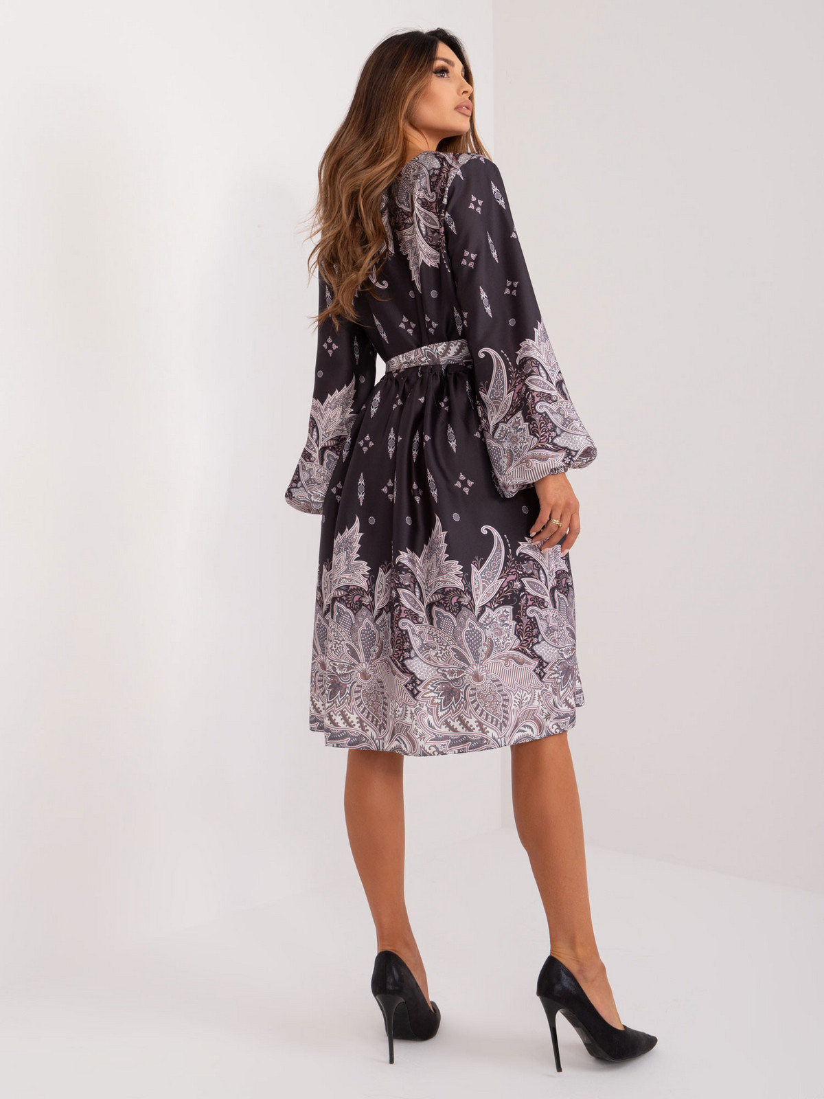 LK SK 509417 šaty.97 čierna S/M