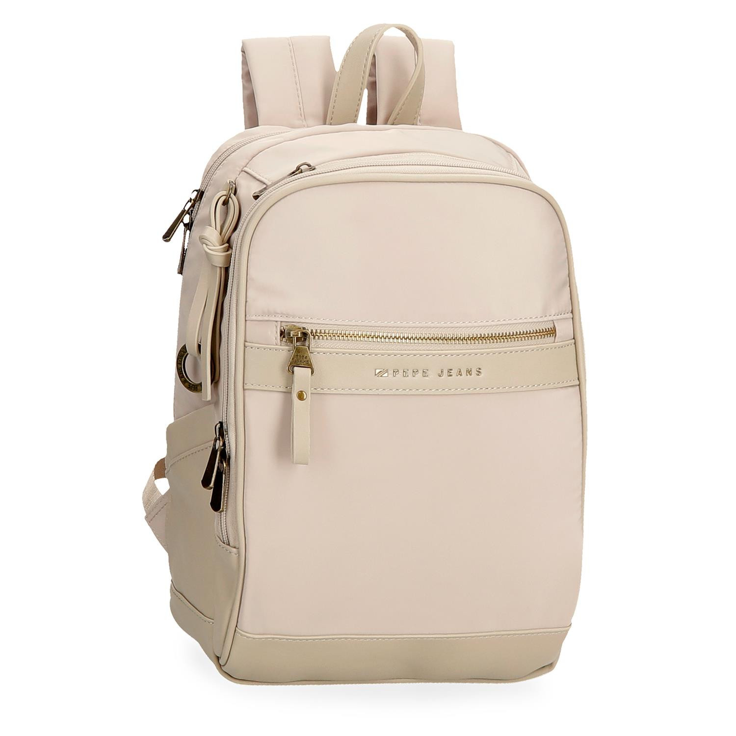 Dámsky cestovný batoh na notebook 9L Pepe Jeans Morgan - béžová