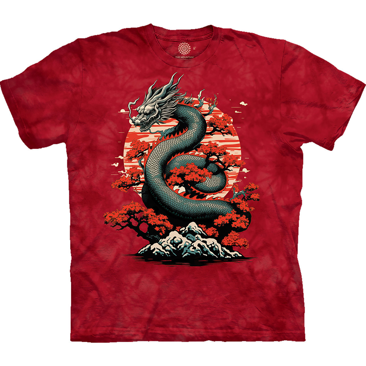 Pánske batikované tričko The Mountain Dragon Blossom Veľkosť: S