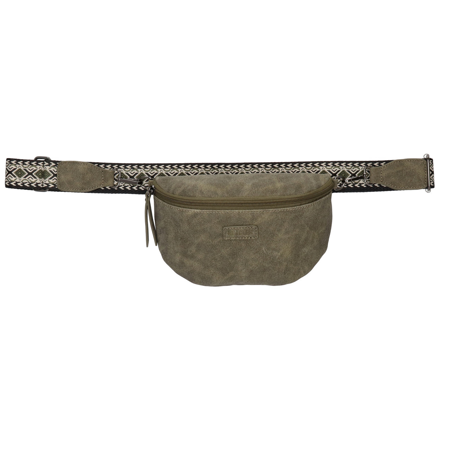 Beagles dámska ľadvinka Malaga s dekoratívnym popruhom - olivová