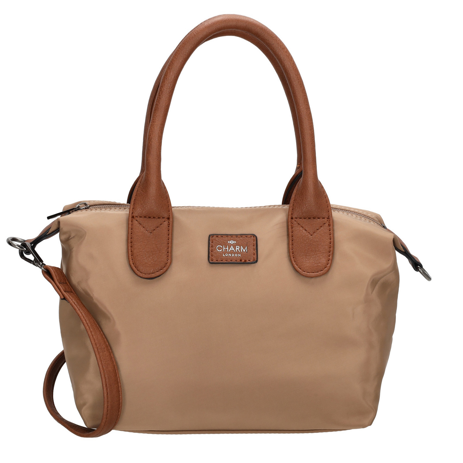 Dámska kabelka Charm London Buckingham - 6,5 l - taupe