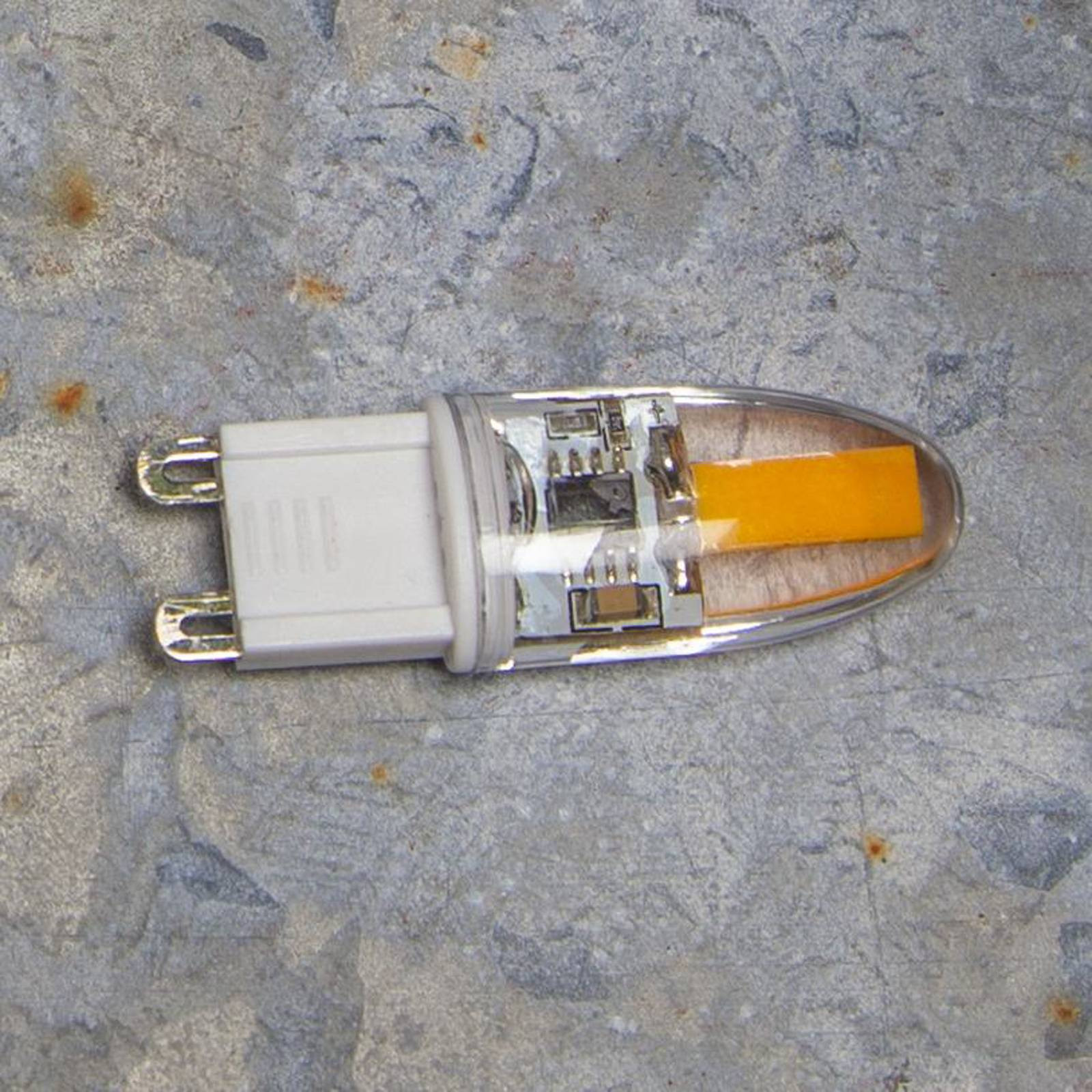 LED žiarovka, pin, G9, 1,8 W, číra, 2 800 K, stmievateľná