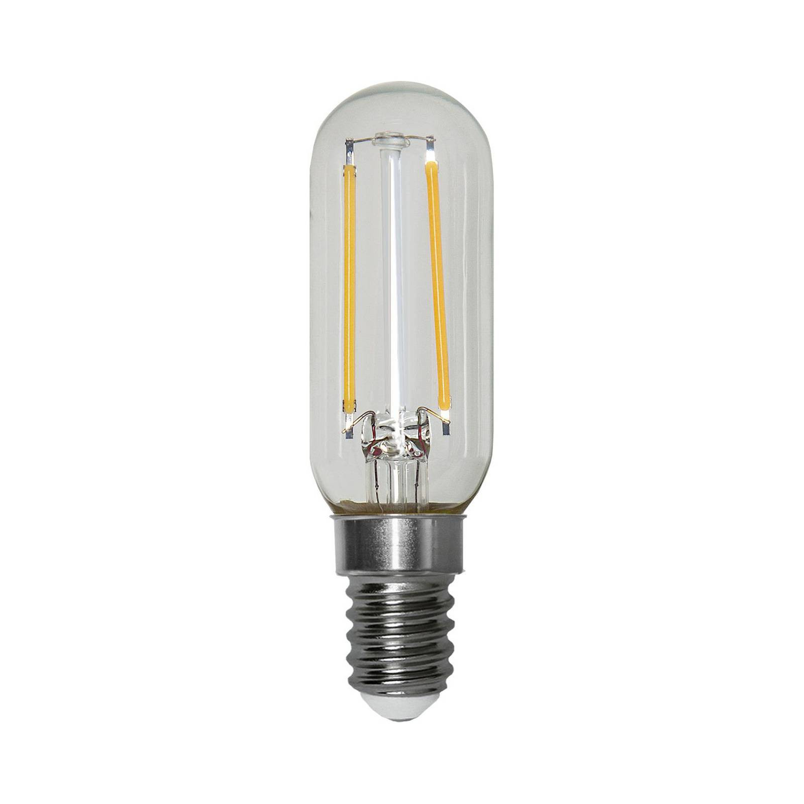 LED žiarovka T25, E14, číra, vlákno, 1,8 W, 2 700 K