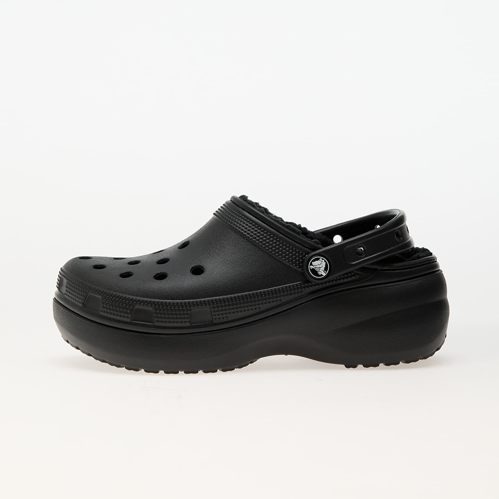 Tenisky Crocs Classic Platform Lined Clog W Black EUR 34-35