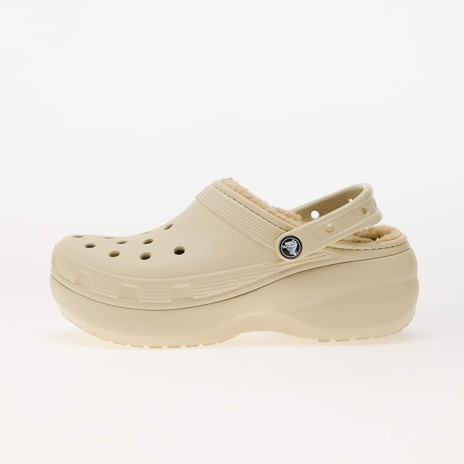Tenisky Crocs Classic Platform Lined Clog W Bone EUR 37-38