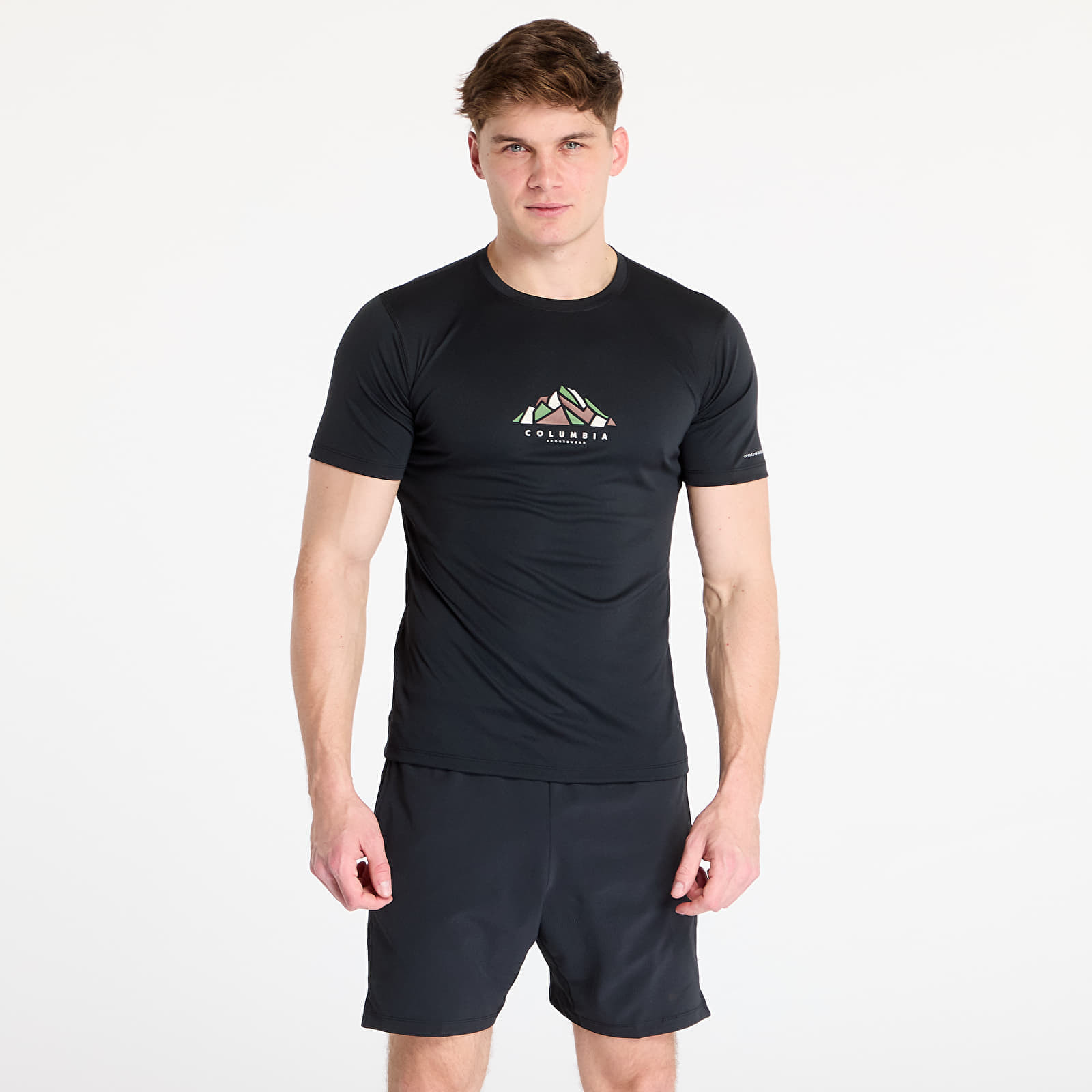 Tričko Columbia Zero Rules™ Short Sleeve Graphic T-Shirt Black/ Rocky M