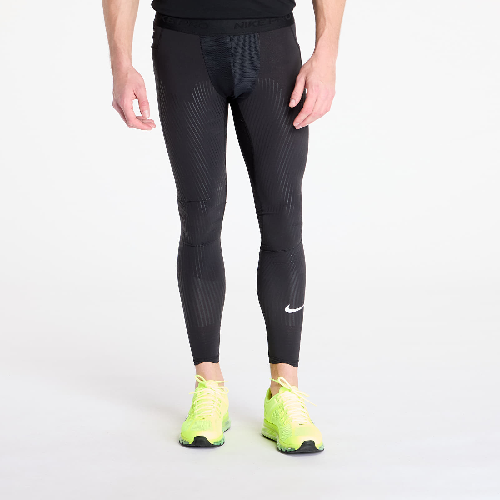 Legíny Nike Pro Recovery Men's Dri-FIT ADV Fitness Tights Black/ White L