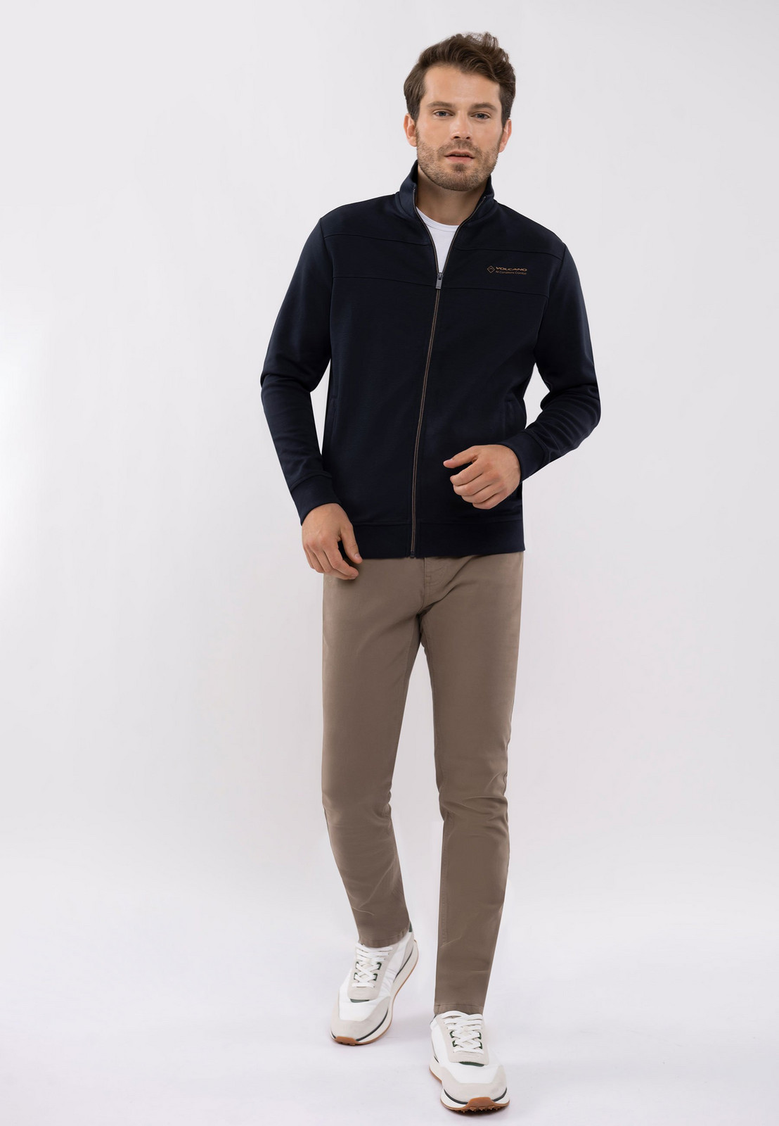 Volcano Man's Sweatshirt B-Lenox Navy Blue