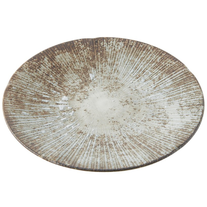 Tanier na predjedlo ICE WHITEWASH 22 cm, biela, keramika, MIJ