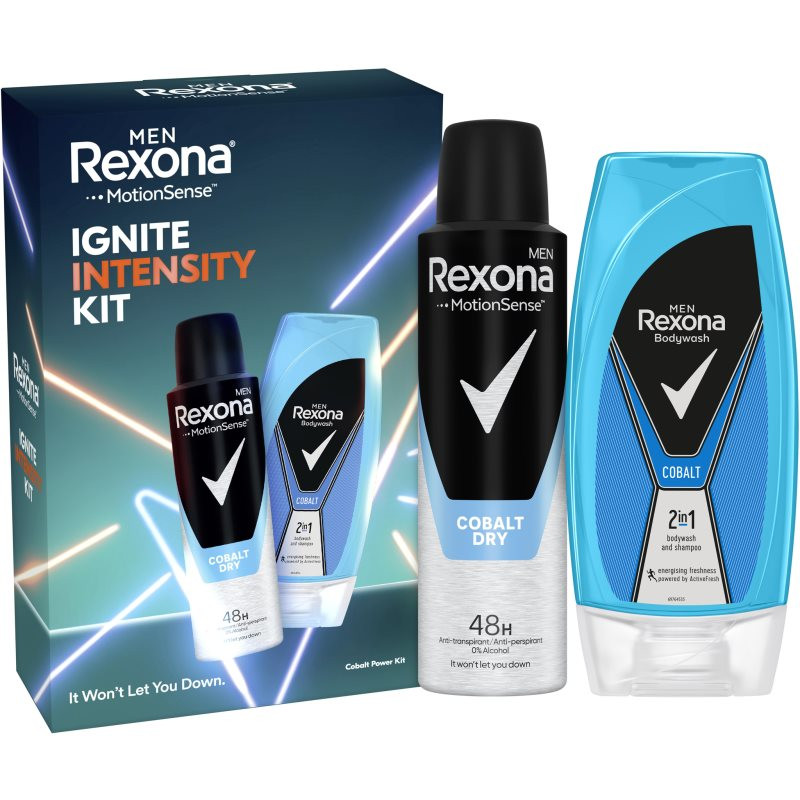 Rexona Men Ignite Intensity darčeková sada (na telo) pre mužov