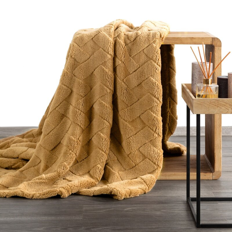 ArtFir Deka CARO | medová 200 x 220 cm