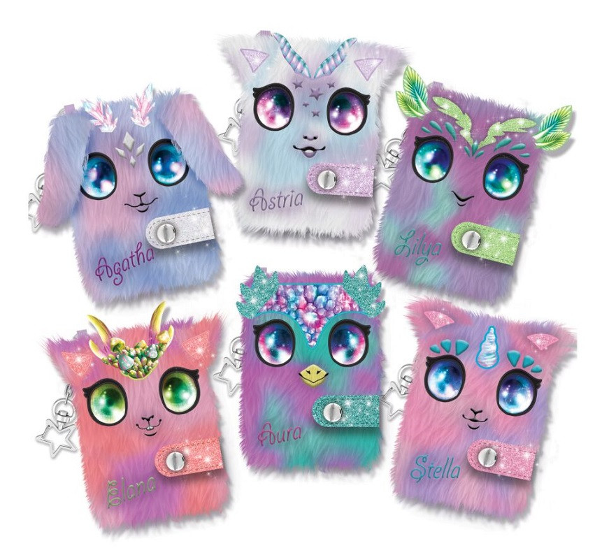 Nebulous Stars Huňatý denníček mini 8x11cm