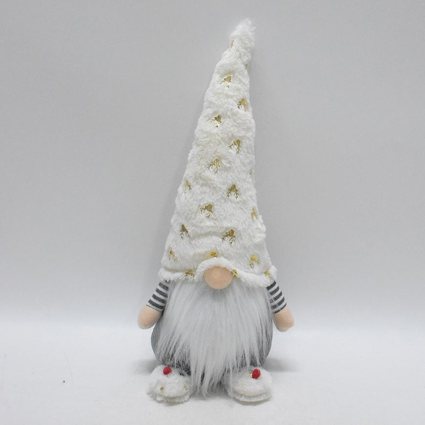 Škriatok sivobiely 21x17x48 cm