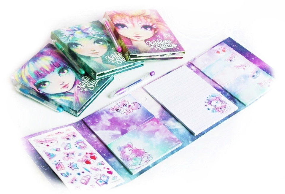 Mini zápisník Nebulous Stars 9,5x12,5cm - náhodná