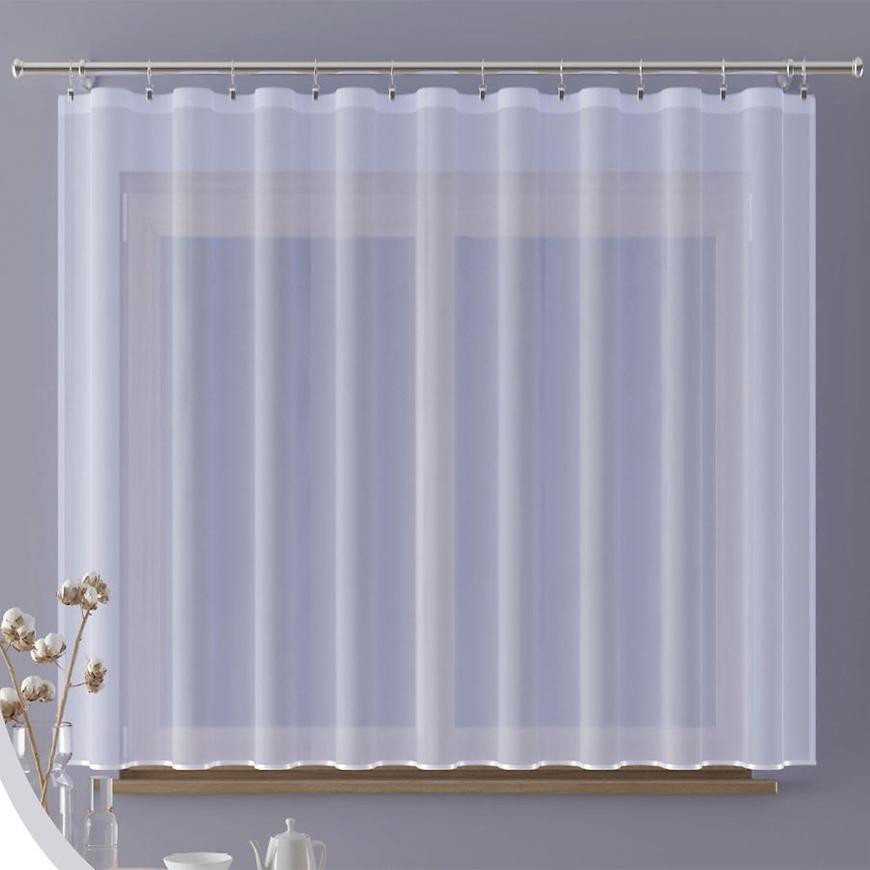 Záclona jednoduchá ENZO s lemovaním 300x150