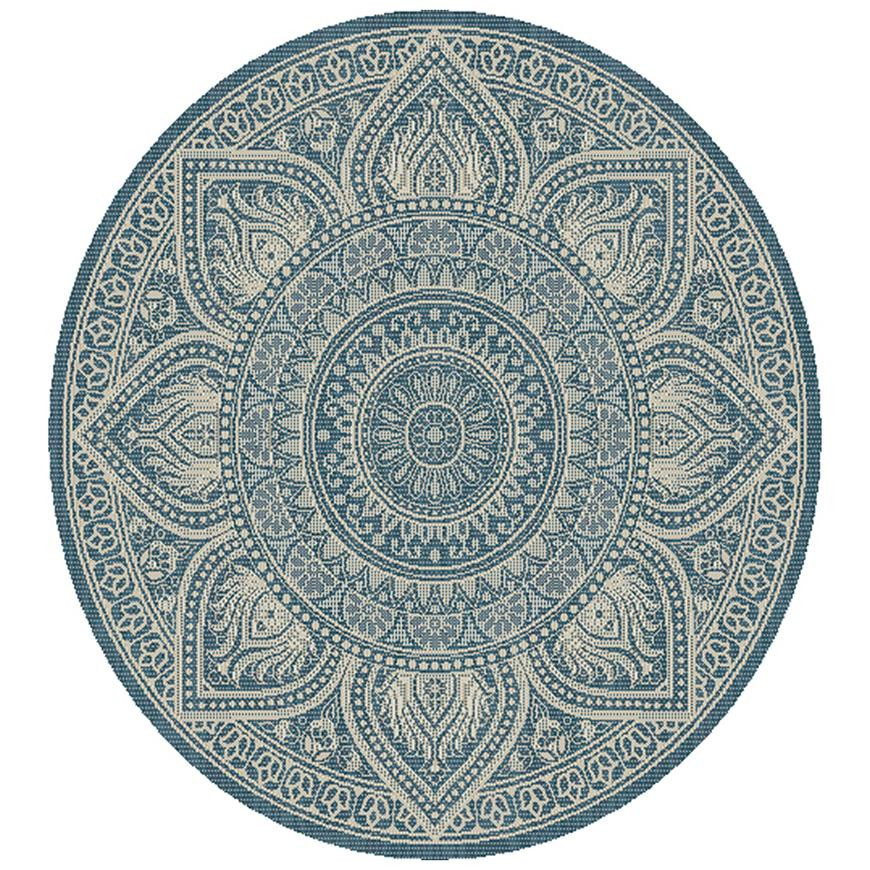 Koberec Terazza 1,2/1,2 21208 modrá