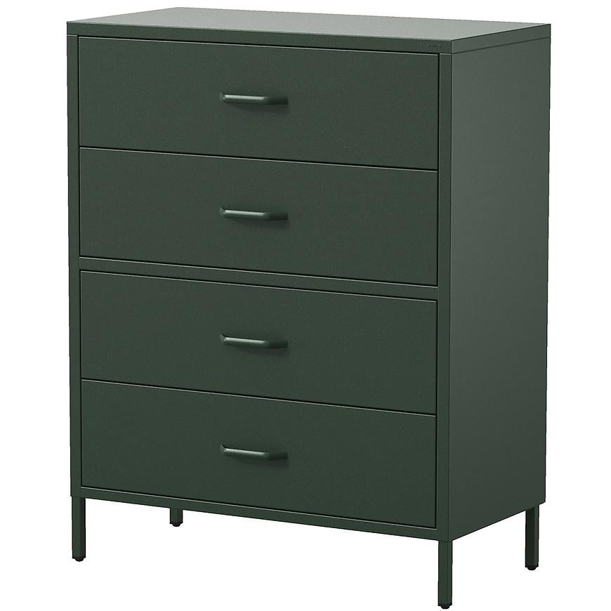Komoda Kovová Carla Modern Bottle Green
