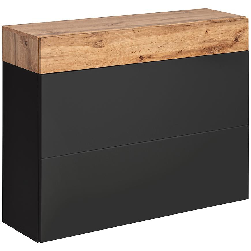 Komoda Easy  WTZ EY TYP 09 wotan/čierna