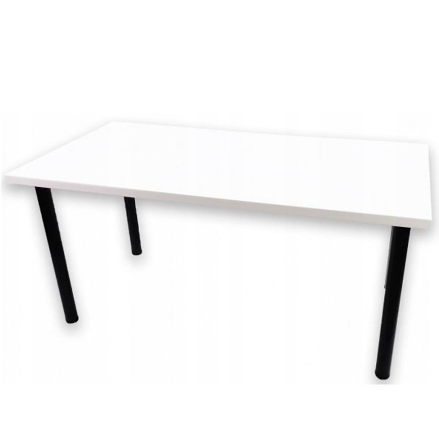 Písací Stôl Low Loft Biely 136x66x2,8 Model 0