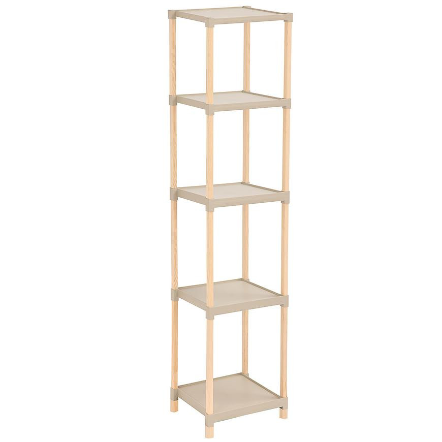 Regál FIX-2011-4 prírodné/béžová