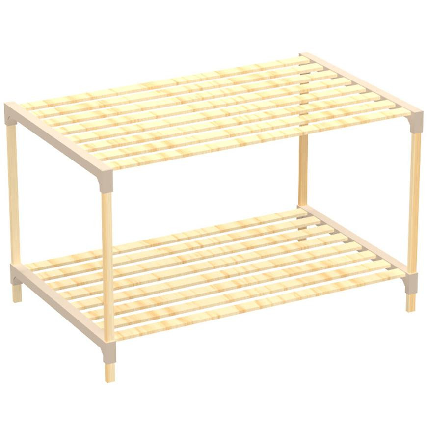 Regál FIX-2006-2 prírodné/béžová