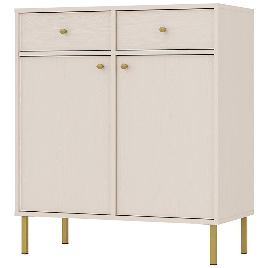 Komoda Tokyo 2  2F 2S pieskovo béžová 826