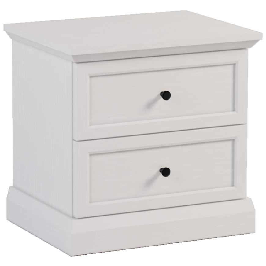 Nočný Stolík Lucca SN biela opal