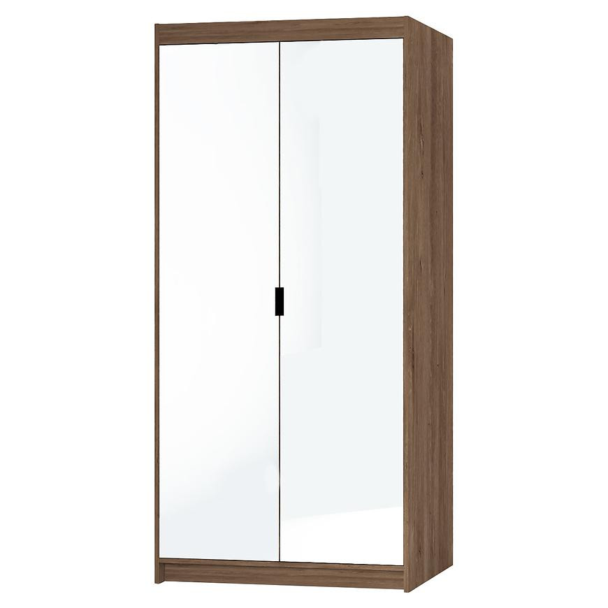 Skriňa Elena 2D dub lefkas/zrkadlo