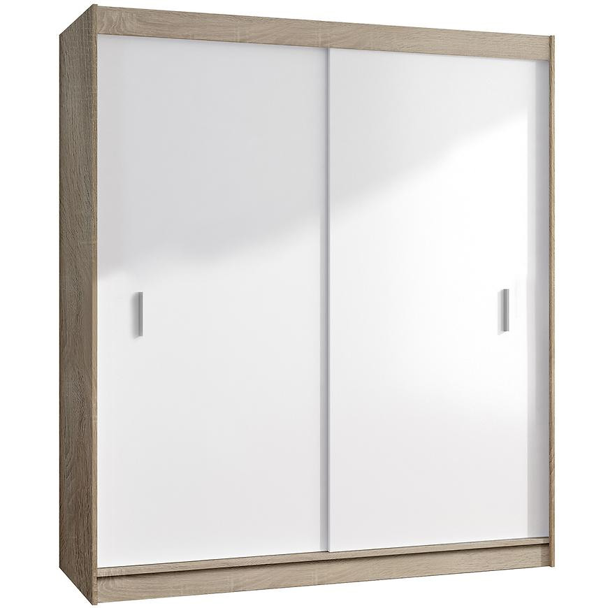 Skriňa POP 180 biela/sonoma