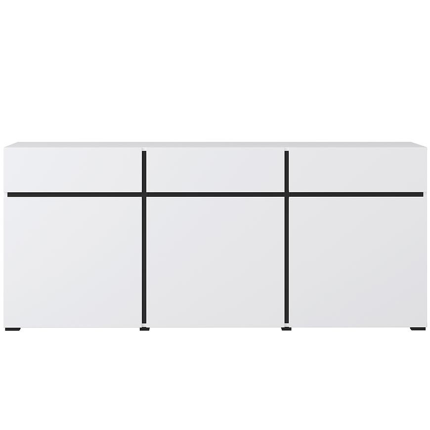 Komoda Cross3d3s biely/Čierna