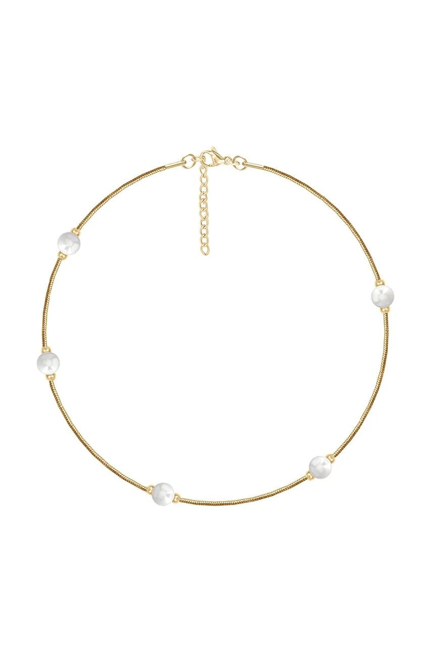 Pozlátený náramok Lilou Pearls 222/160/BRA/PEB/PO