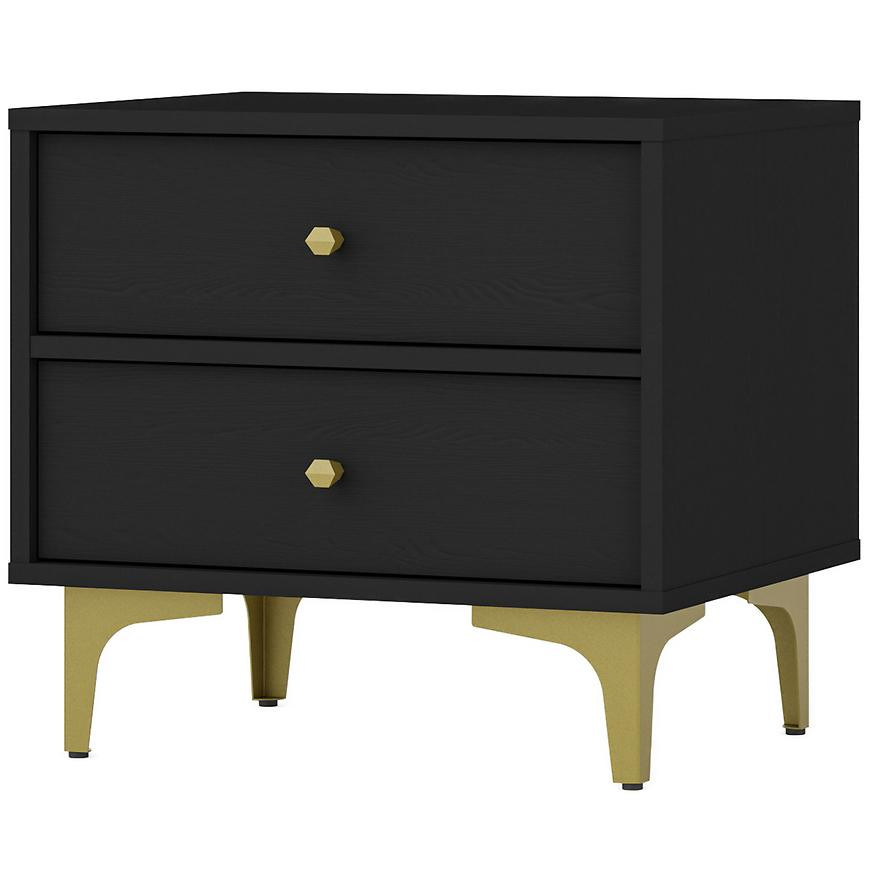 Nočný Stolík Tokyo 1 2S čierny grafit 801