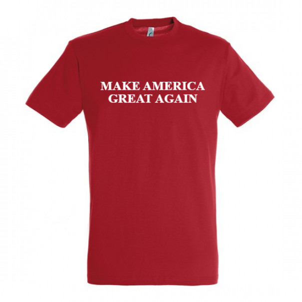 Tričko Make America Great Again - červené, XL