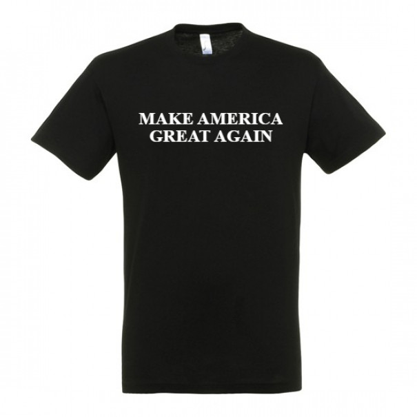 Tričko Make America Great Again - čierne, XL
