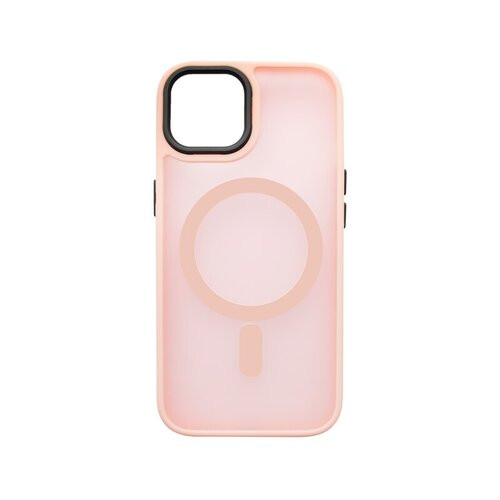 Sturdo plastové puzdro iPhone 12 Pro, ružové (Magsafe Frosted)