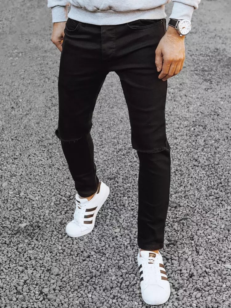Černé pánské kalhoty Dstreet UX3852 s32