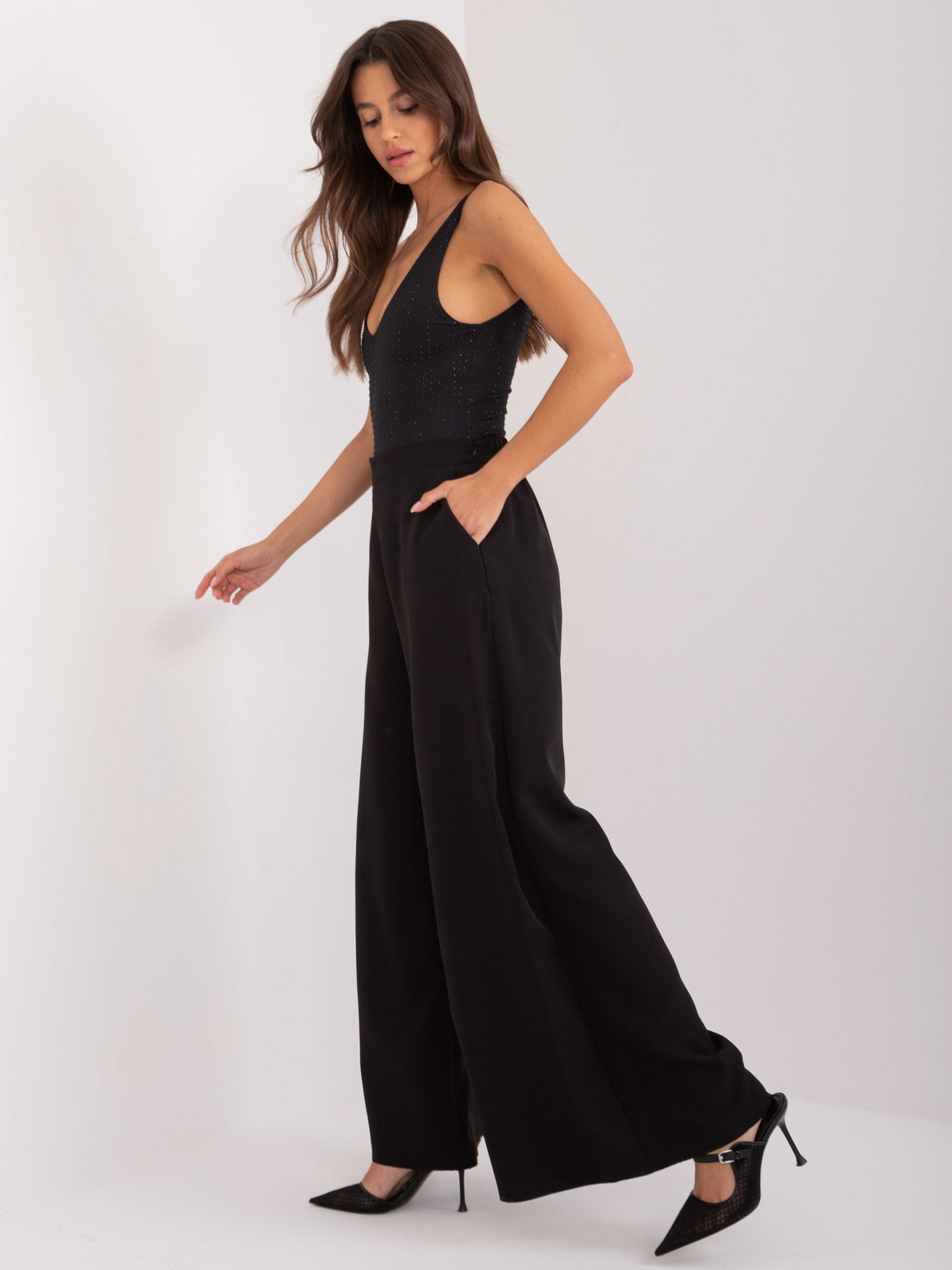 Nohavice LK SP 509684.07 black 38