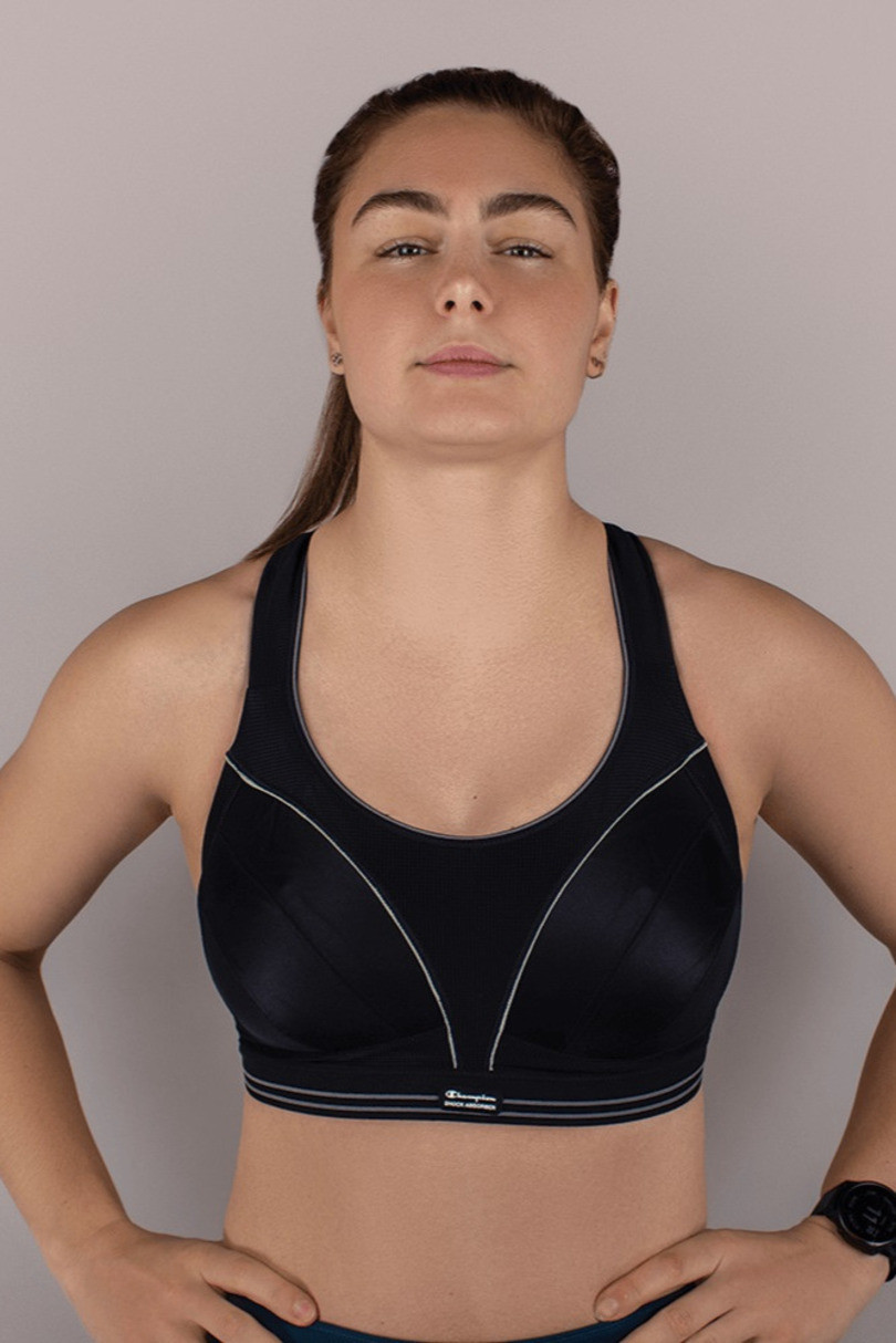 BIUSTONOSZ SPORTOWY SHOCK ABSORBER černá 75H