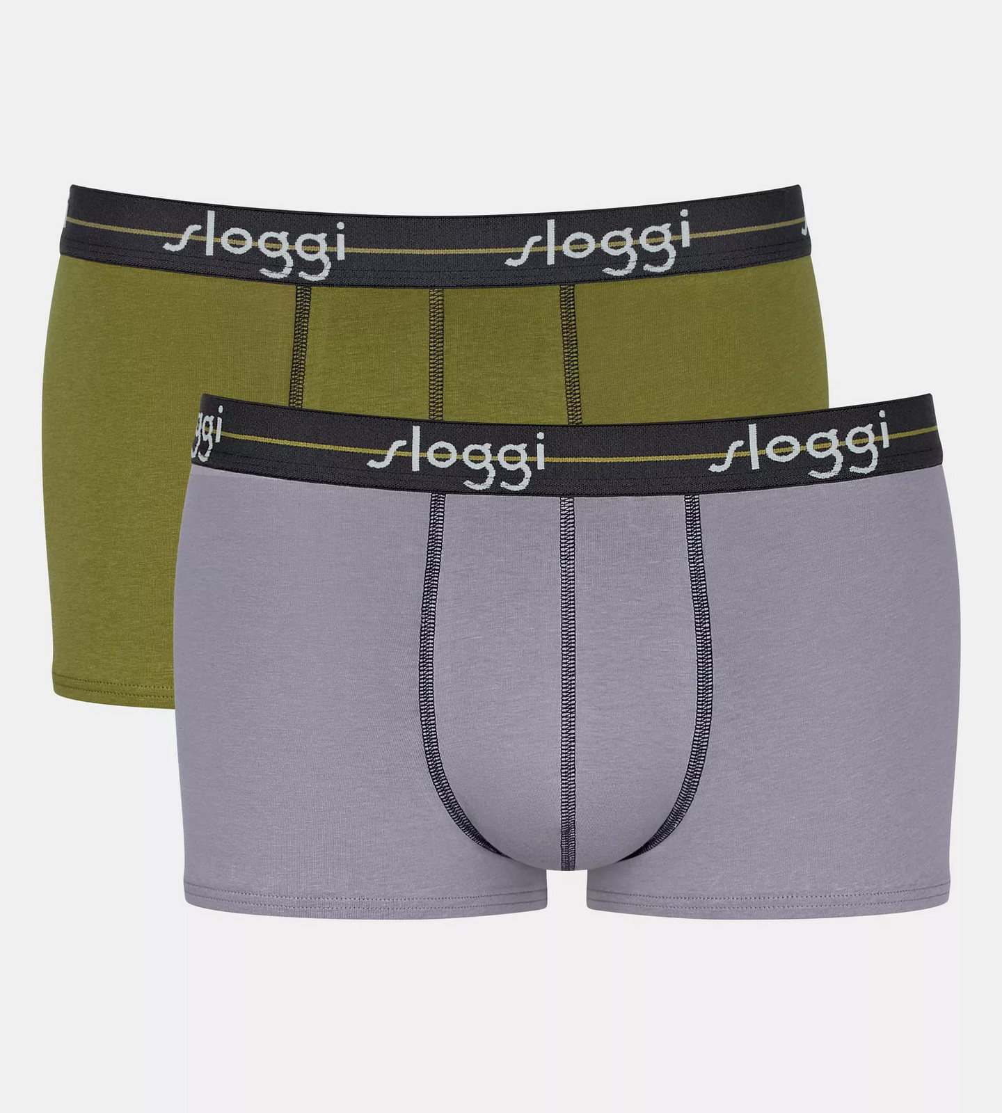 Pánske boxerky Start Hipster C2P box - GRAY - šedá M029 - SLOGGI GRAY 6